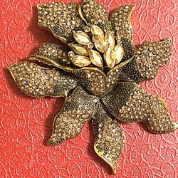 Stunning Rhinestone Brooch