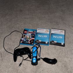 Wii U Games And Wii Controllers And Classic Controller 