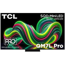 65" TCL 4K SQD-Mini LED QLED Smart 65QM7L PRO