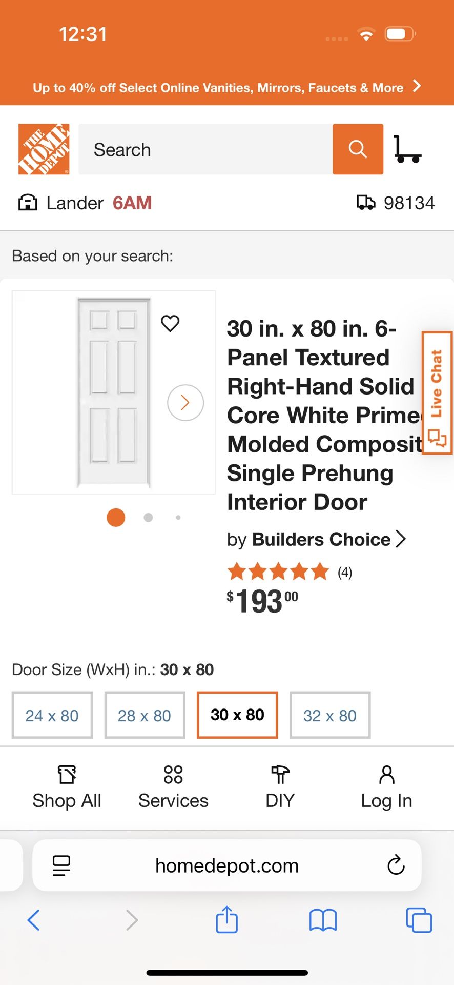 Brand New Door Frames