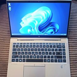 Intel Core i7-10810u 4.9 GHz Turbo 6x Core/12 Threads HP EliteBook Aluminum Laptop Windows 11 Professional 