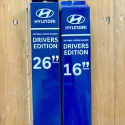 NEW IN BOX Hyundai Front Wiper Blades