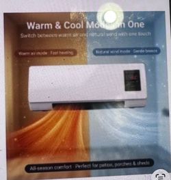 Portable wall heater