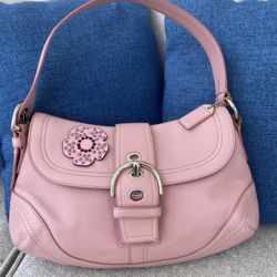 Vintage Pink Coach Soho