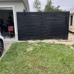 Aluminum Sliding door Fence 