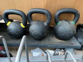 Rogue kettlebells 35lb 44lb 53lb