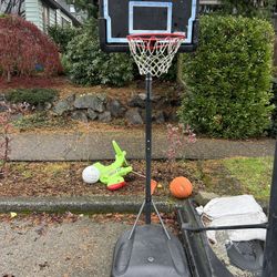 FREE Lifetime Adjustable Youth Basketball hoop