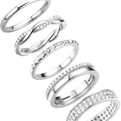 New in box 5 rings $25(size 8)