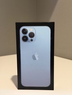 iPhone 13 Pro Max 256GB Sierra Blue (T-Mobile) - Mint Back / Original Box