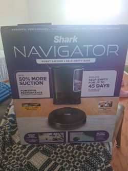 Shark navigator robot vacuum self empty