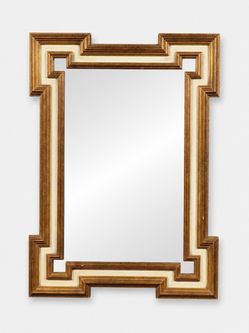 Vintage Neoclassical Revival Giltwood Greek Key Wall Mirror, c.1960's - Delivery Available