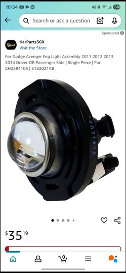 Dodge Avenger Fog Light