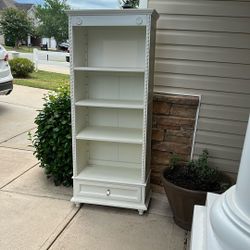 Wood Book Shelf (white)