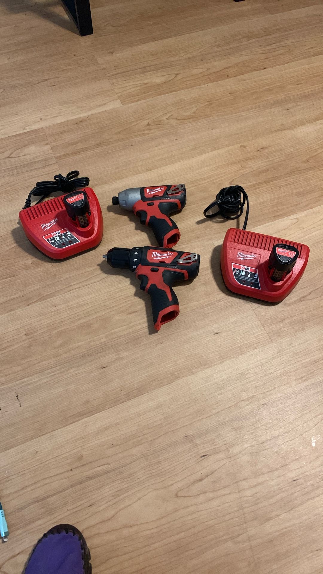 Milwaukee Drill Impact Set