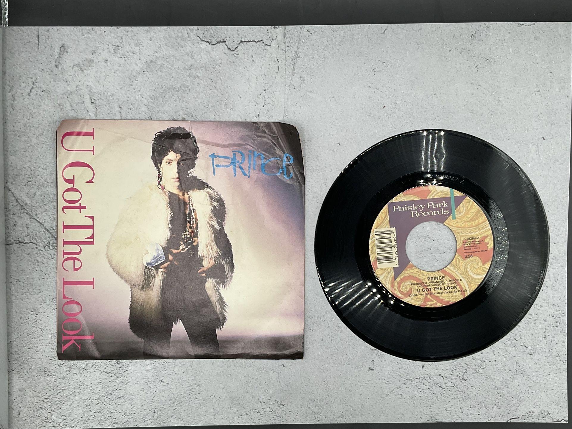 Prince “You Got The Look” 45 Vinyl Record
