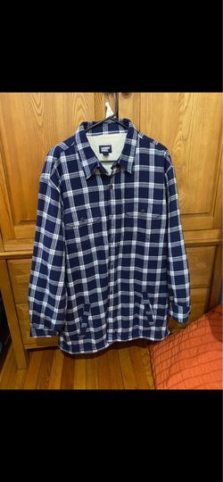 Lands’ End Sherpa Lined MENS Shirt Jacket