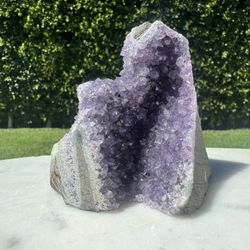 Amethyst Cut Base From Brazil, Crystal 