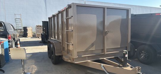Sissor hoist trailer 2027 dump trailer 12 ft ! 💎🚛