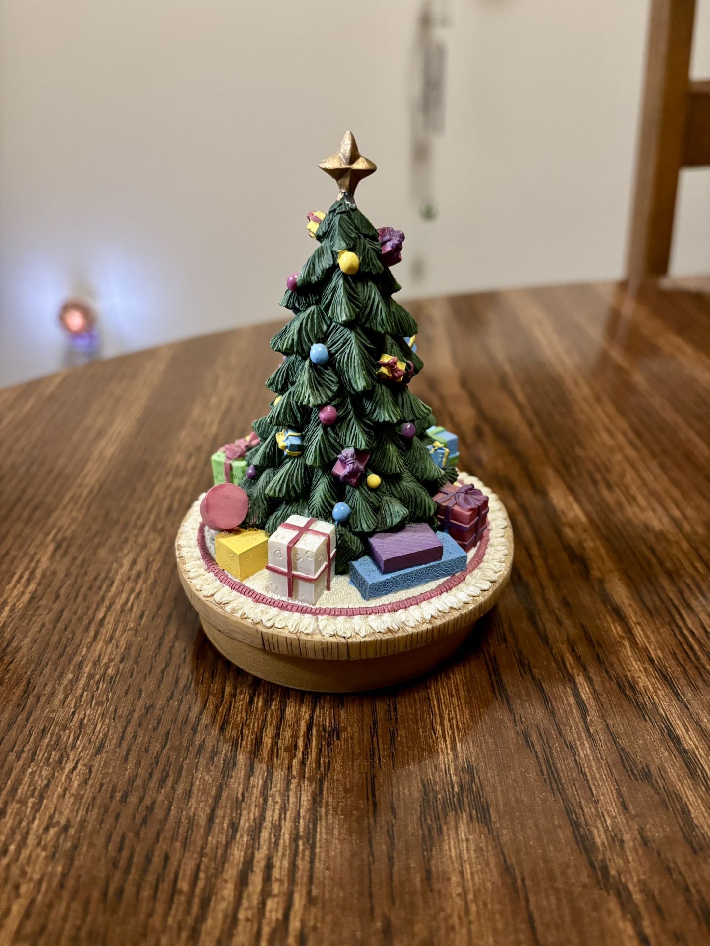 Christmas Tree Festive Holiday Candle Topper