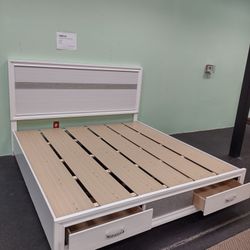 Queen Platform Bed Frame Box Spring Not Required
