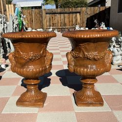 New Flower Pots Made Out Of Cement Perfect Gift 🎁 