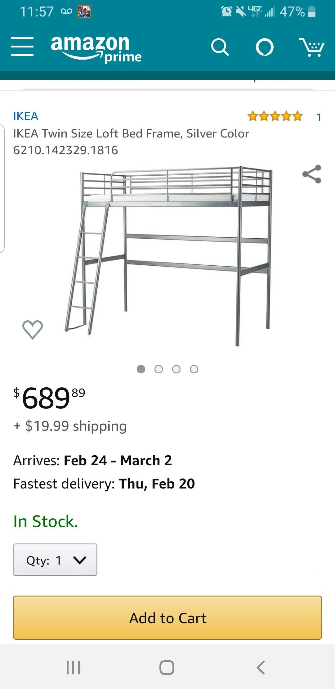 Bed frame twin size