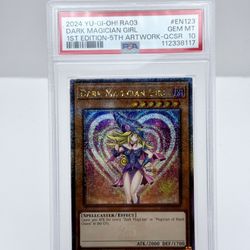 Yu-Gi-Oh! RA03-QUARTER Century Bonanza Dark Magician Girl #EN123 PSA 10