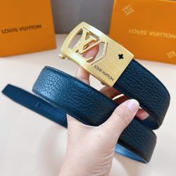 Louis Vuitton Leather Belt With Box 