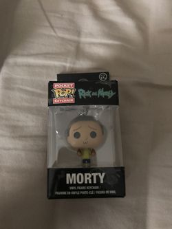 rick and morty keychain