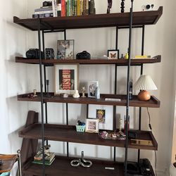 Crate & Barrell 5 shelf book case