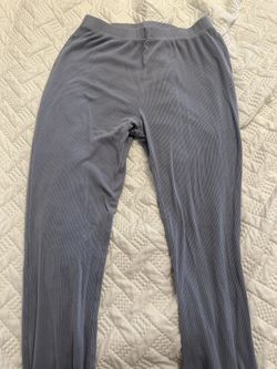 Light Blue Flare Leggings