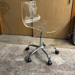 Acrylic Desk Chair Adjustable