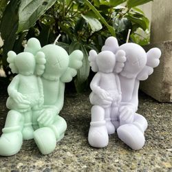 Kaws With Child Candle