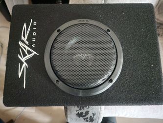 Skar Audio EVL 6.5" loaded sub enclosure, excellent condition