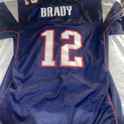 Tom Brady #12 NFL Reebok Jersey New England Patriots 2XL