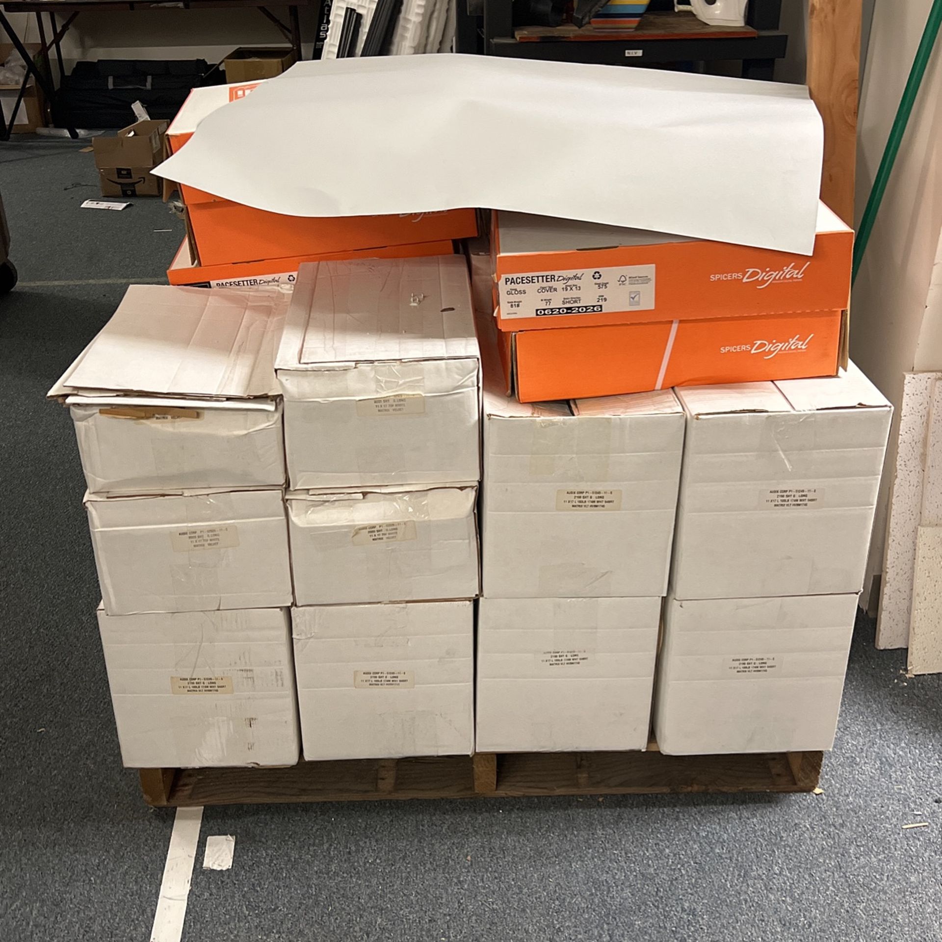 Full Pallet Of 11x17 & 19x13 Paper