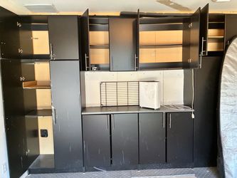 Free garage organization cabinet system
