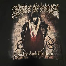 cradle of filth shirt XL