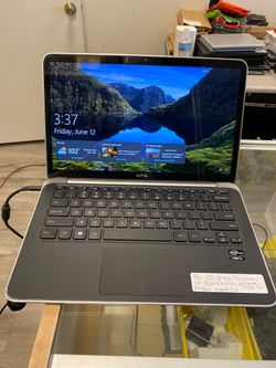 Dell XPS12-inch laptop  i7 - 3537 @ 2.0 GHZ 8GB RAM  256 GB SSD  Win 10 pro No trades. Pick up only.