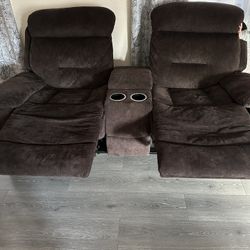 Armchairs with table and 4 Chairs