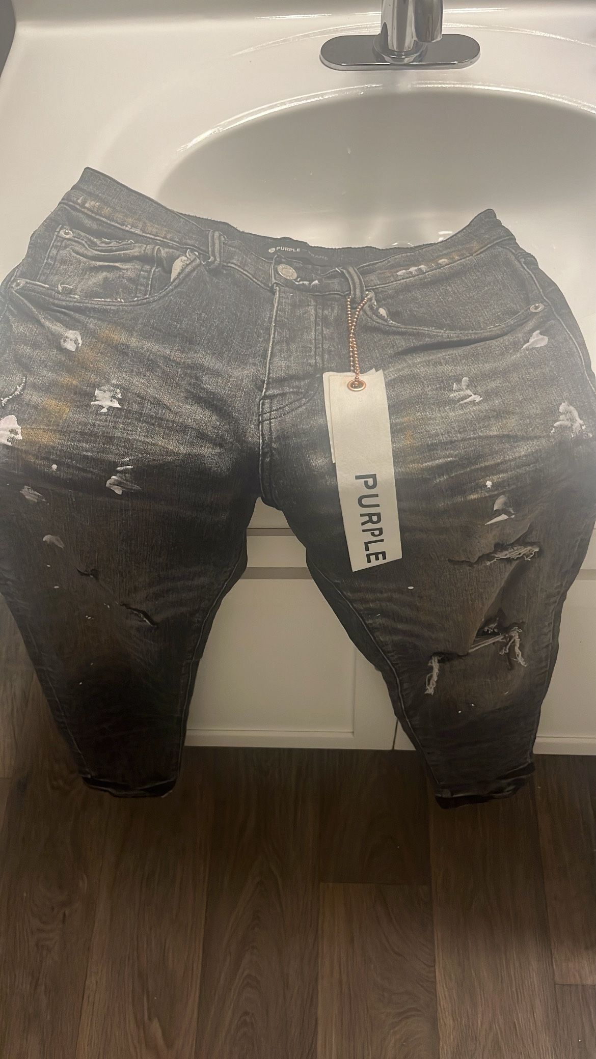 Purple jeans 