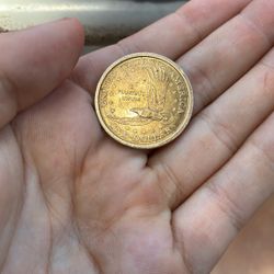 2000 P Sacagawea one dollar coin
