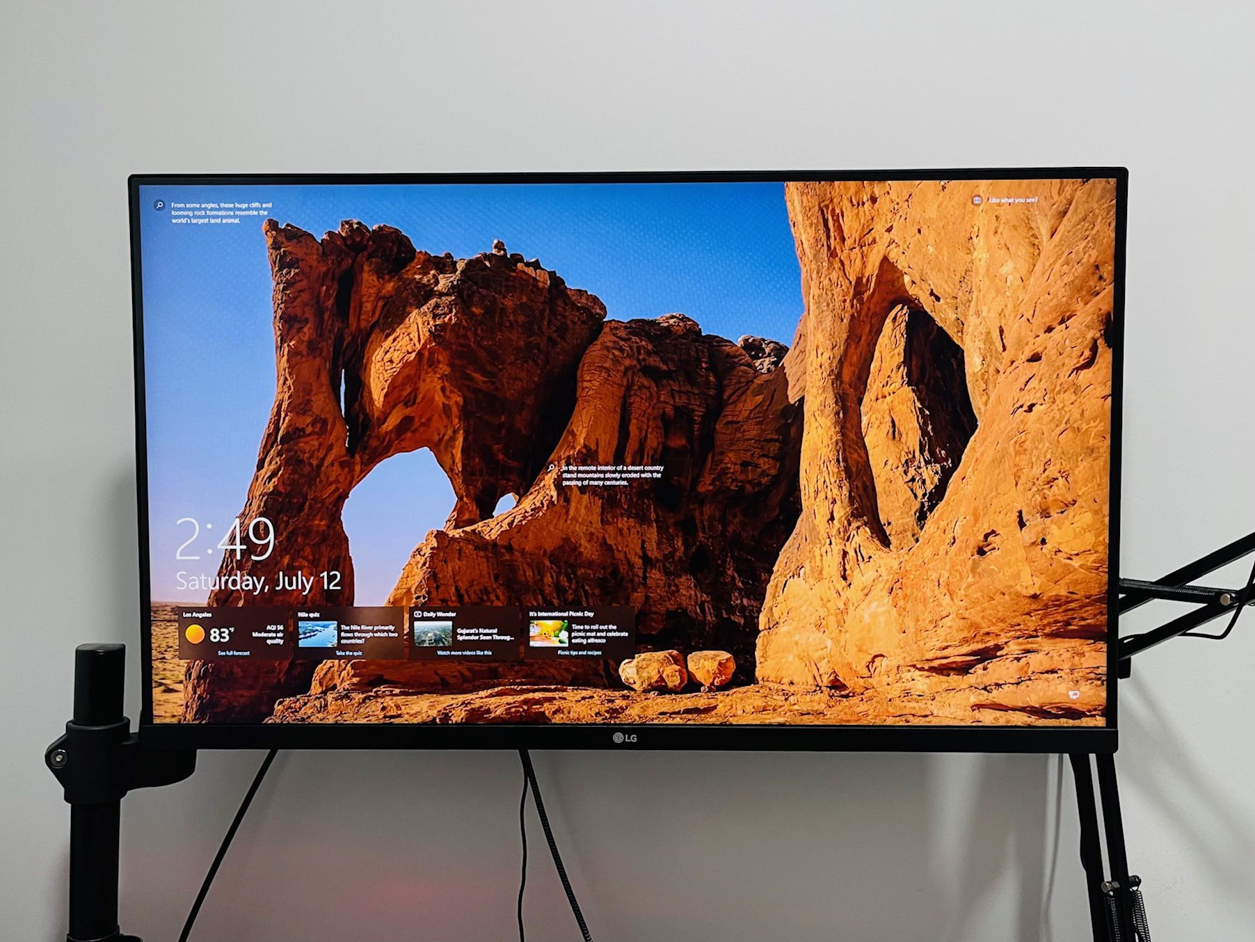 LG 32 in QHD 1440P IPS Monitor (32QN55T)