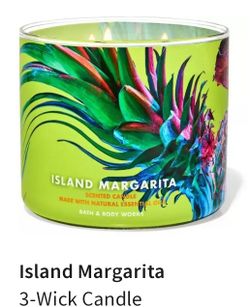 Bath & Body Works- Island Margarita 3-Wick