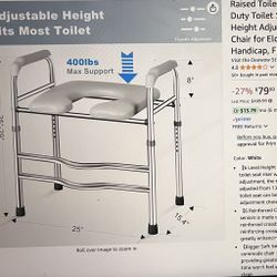 Raised Toilet Seat (Brand New In Box)