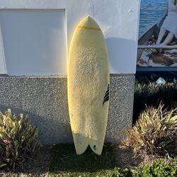 5’6 Solid Surfboards Quad Fish Surfboard