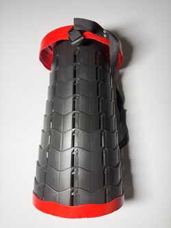Portable Collapsible Telescoping Stool – Red & Black