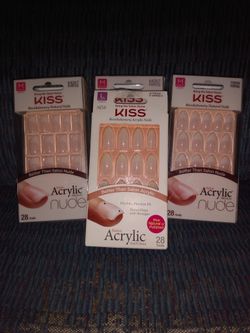 KISS Salon Acrylics Natural/Nude