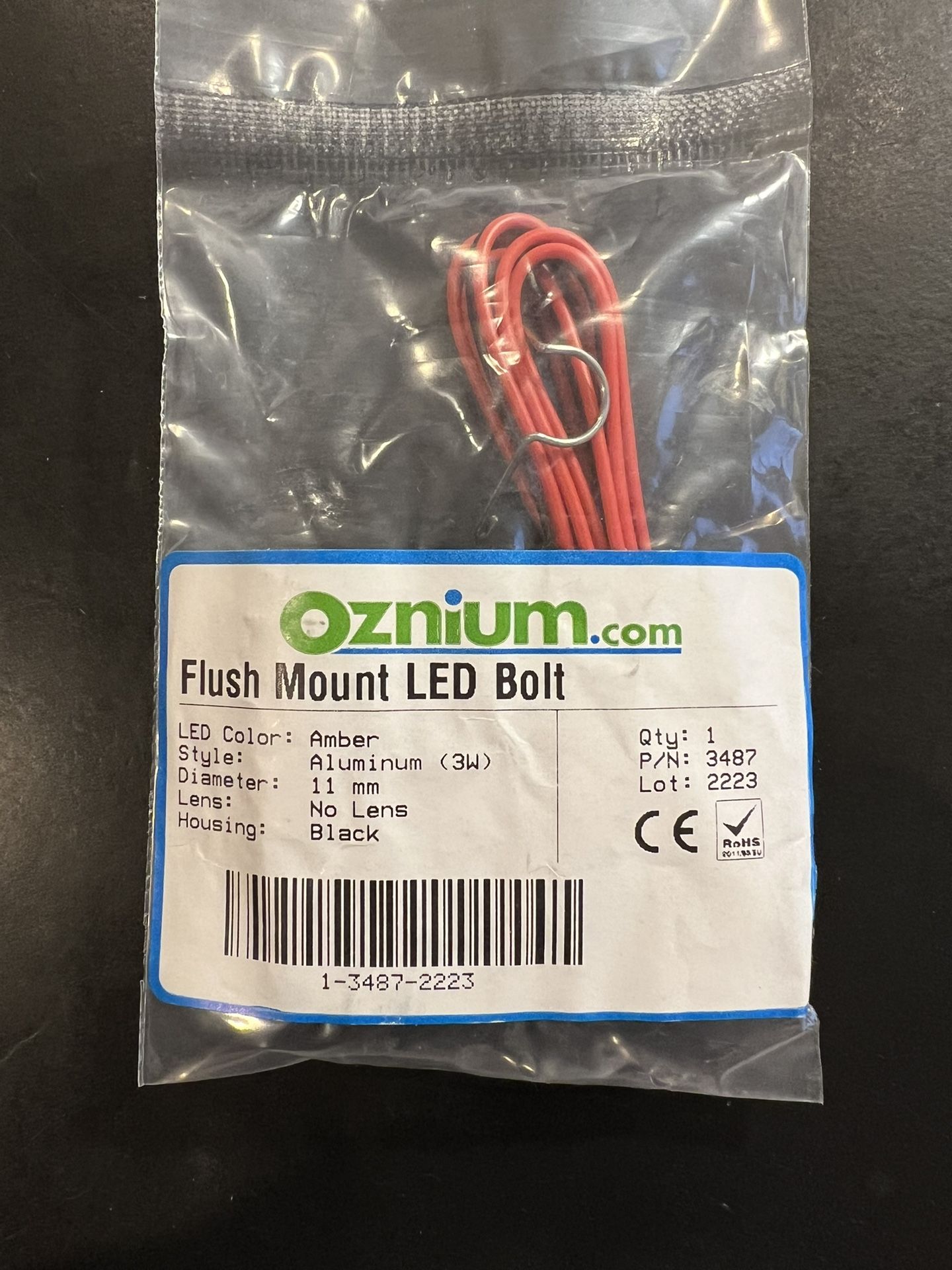 Oznium Flush Mount LED Bolt Lights