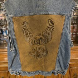 Harley Davidson Denim Vest